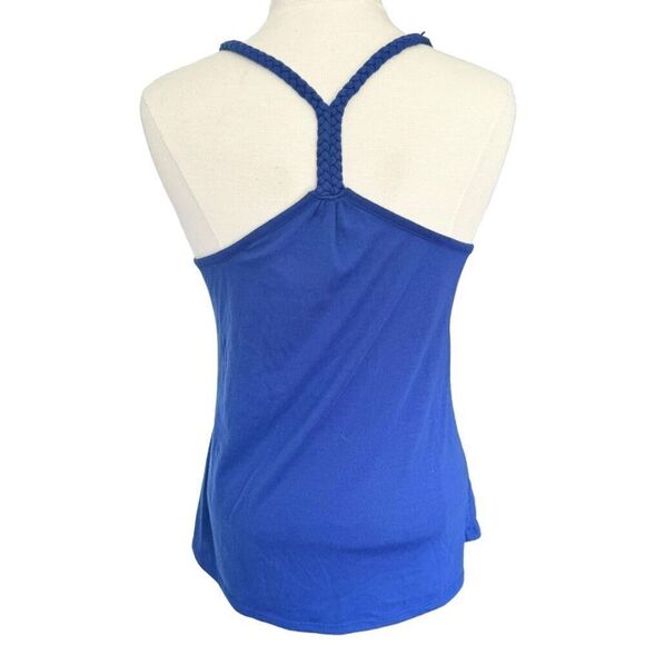 🔥4/$25 Blue Anchor Tank Top Women’s Size Medium - Picture 3 of 4